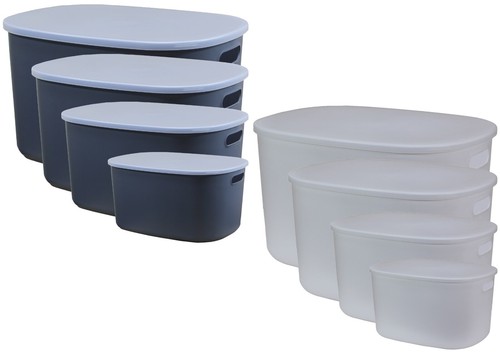 Grey white plastic - white, storage