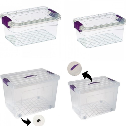 Plastic storage box boxes - boxes, lid
