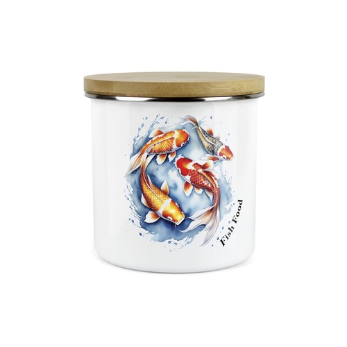 Fish food canister koi - food,