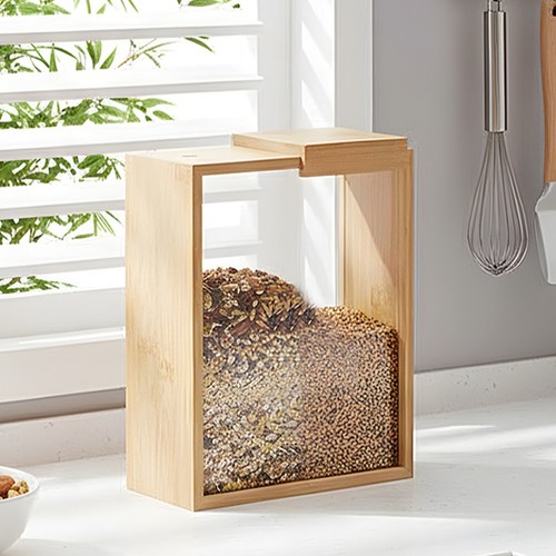 Square bamboo cereal - square,