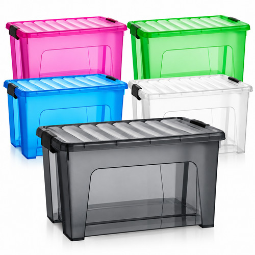 47l plastic storage box - 47l,