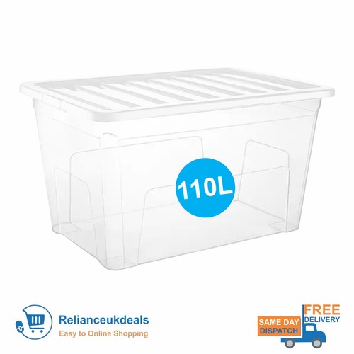 110l plastic storage boxes - 110l,