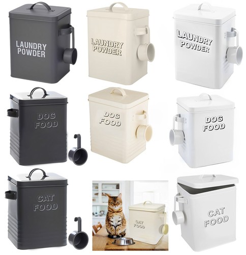 Laundry powder tin dogs - powder,
