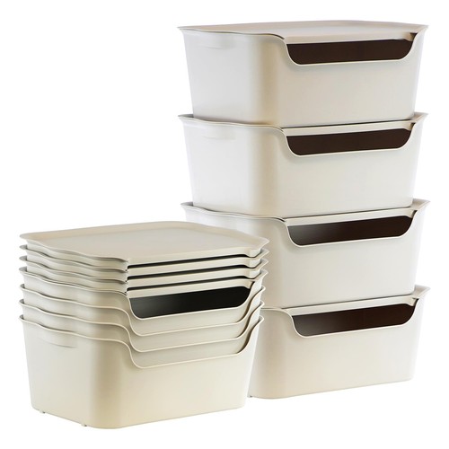 Storage boxes with lids set - boxes,