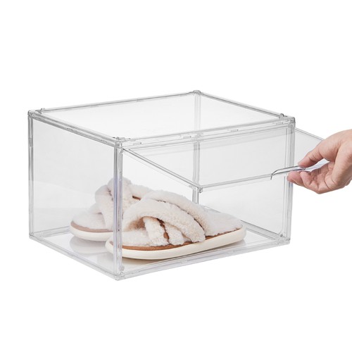 Clear plastic storage box - plastic,
