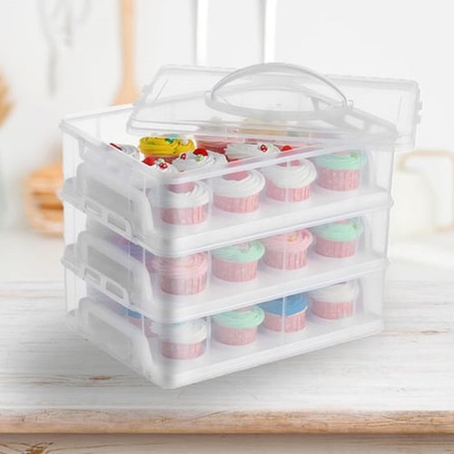 Tier plastic cake box - 3,