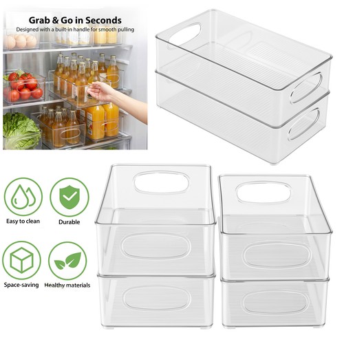 Clear plastic storage - clear,