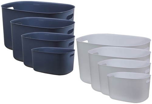 Grey white plastic - grey, box