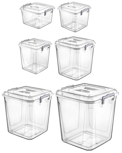 Clear plastic box - box, with
