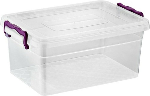 Clear storage box plastic clip - plastic,