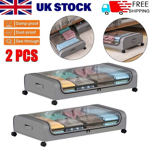 2pcs underbed storage - 2pcs,