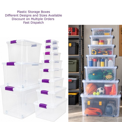 Plastic storage box - plastic,