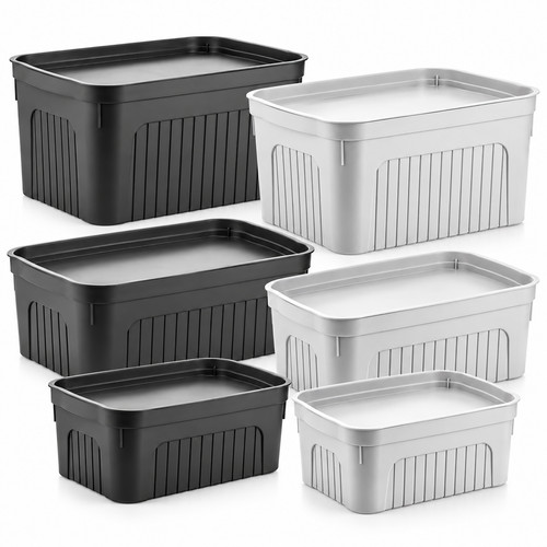 Plastic storage boxes - storage, 8l