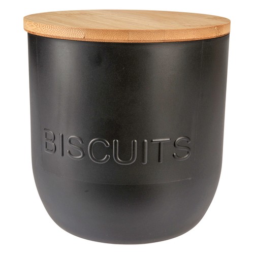 Black airtight biscuit storage - black,