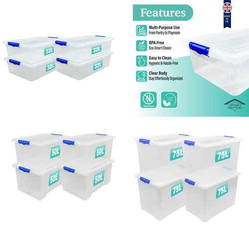 Pack plastic stackable - pack, 4