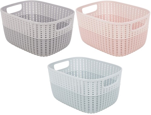 Plastic storage basket home - storage,