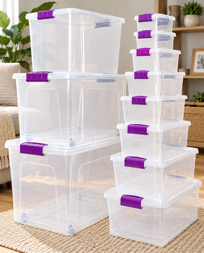 Plastic storage box - plastic,
