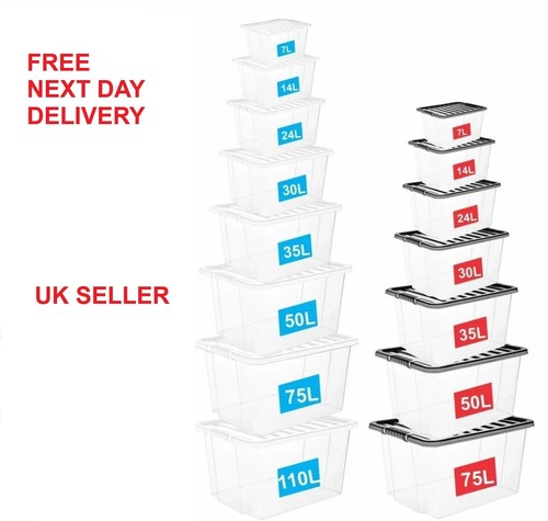Plastic storage boxes with - storage,