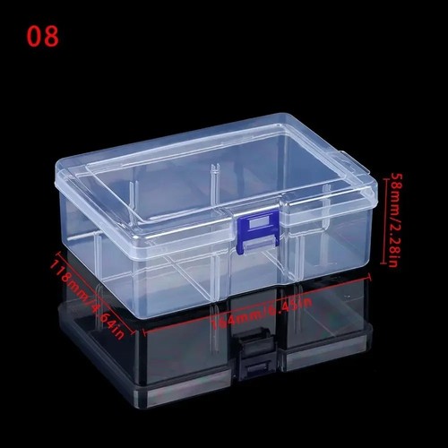 Storage boxes with lids - boxes, clear
