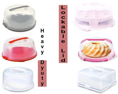 Plastic cake carrier - cake, box